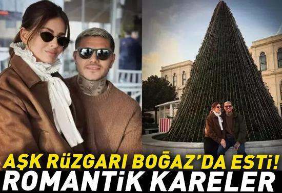 Aşk Rüzgârı Boğaz’da Esti Mauro Icardi ve Sevgilisinden İstanbul’da Romantik Kareler