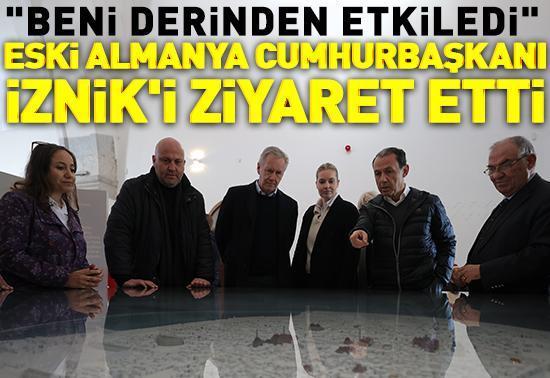 Eski Almanya Cumhurbaşkanı Wulff, İzniki ziyaret etti