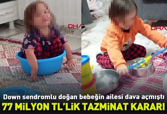 Özel hastane ve hekime 77 milyon liralık tazminat