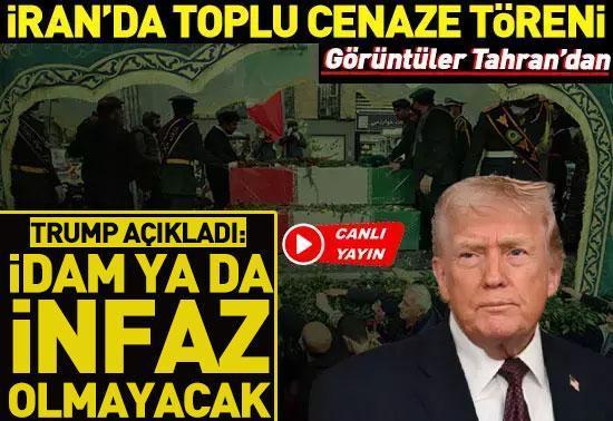 İrandan SON DAKİKA gelişmeler I Toplu Cenaze Töreni