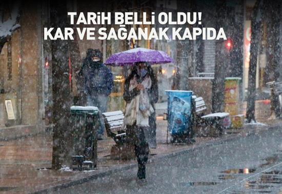 Dikkat Tarih belli oldu: Meteoroloji uyardı: Kar ve sağanak kapıda