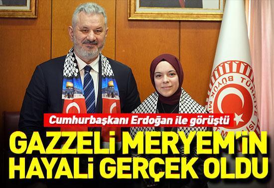 14 yaşındaki Gazzeli Meryemin hayali gerçek oldu