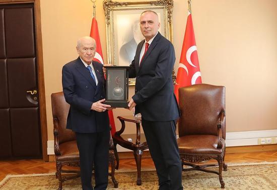 Özel Harekat Başkanı Hayal, Devlet Bahçeli'yi ziyaret etti