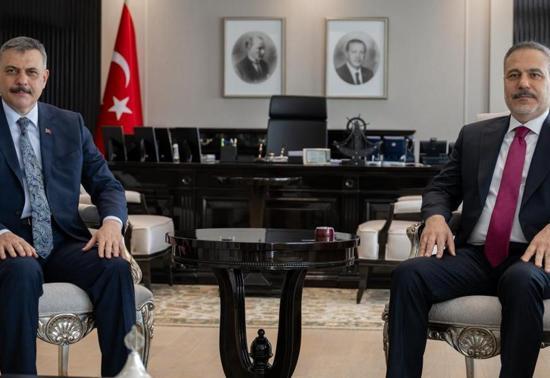 İçişleri Bakanı Mustafa Çiftçi, Dışişleri Bakanı Hakan Fidan ile görüştü