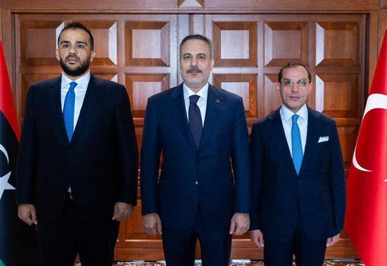 Dışişleri Bakanı Hakan Fidan, Libya Savunma Bakan Vekili Zubi ile görüştü