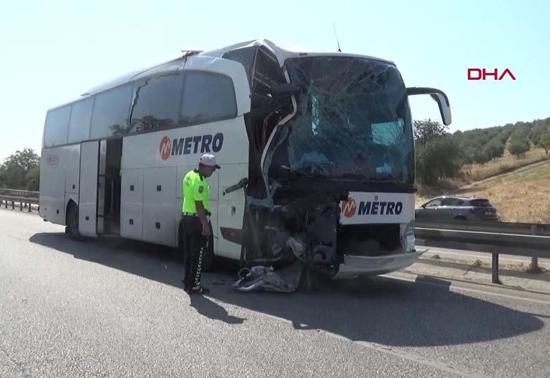 MANİSA'DA FECİ KAZA! 1 ölü, 7 yaralı