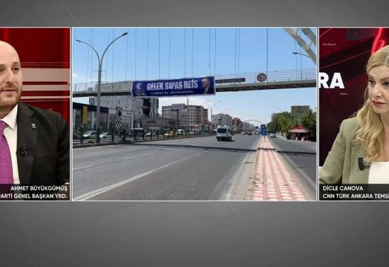 Cumhurbaşkanı Erdoğan'a, Kürtçe pankartla teşekkür