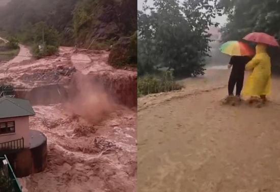 Giresun'da şiddetli yağış! Dereler taştı, yollar kapandı