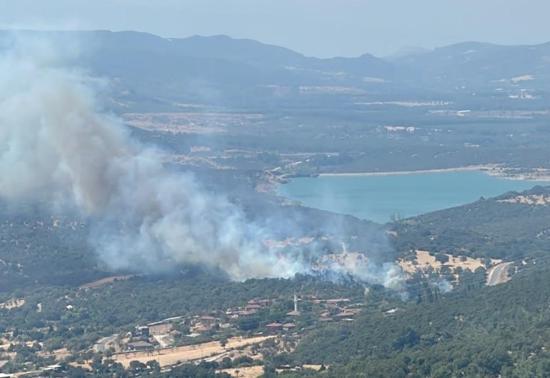 Çanakkale'de zirai alanda çıkan yangın kontrol altına alındı