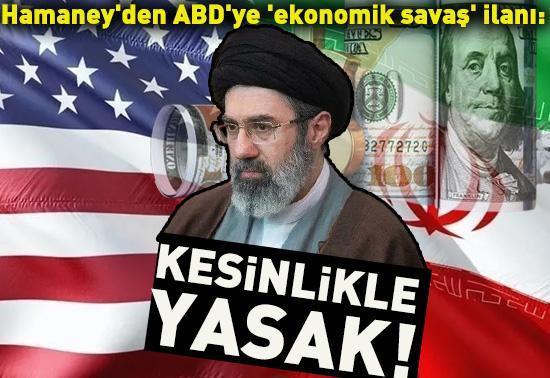 Hamaneyden ABDye ekonomik savaş ilanıKesinlikle yasak
