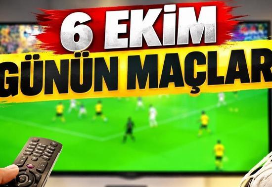 8 EKİM PERŞEMBE GÜNÜN MAÇLARI 2026: Bugün kimin maçı var, hangi kanalda