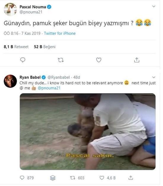 Ryan Babel ile Pascal Nouma sosyal medyadan kapıştı