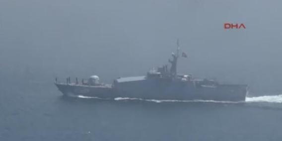 Son dakika: Kilyosta Rus savaş gemisi kaza yaptı