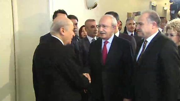 Kılıçdaroğlu ve Bahçeli Mecliste görüştü