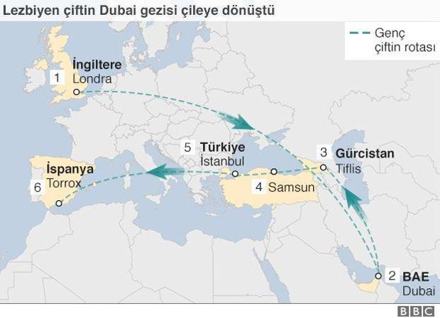 Londradan Dubaiye gitmek istediler, kendilerini Türkiyede hapiste buldular