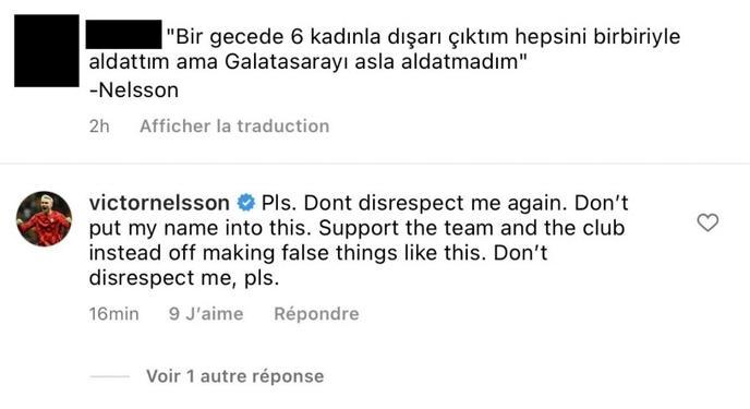 Victor Nelsson: Adımı böyle şeylerde kullanmayın