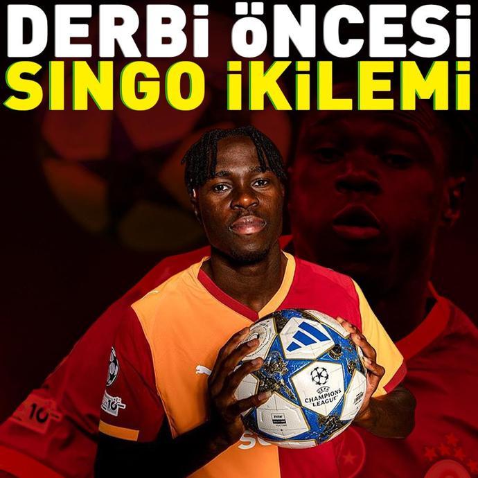 Galatasarayda derbi öncesi Singo kararı