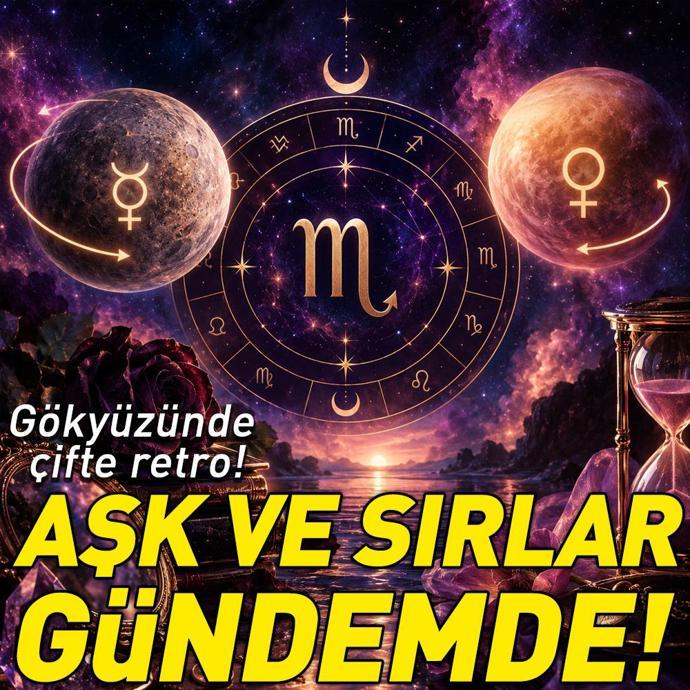 Akrep burcunda Merkür retrosu başlıyor: Aşk, para ve sırlar yeniden gündemde
