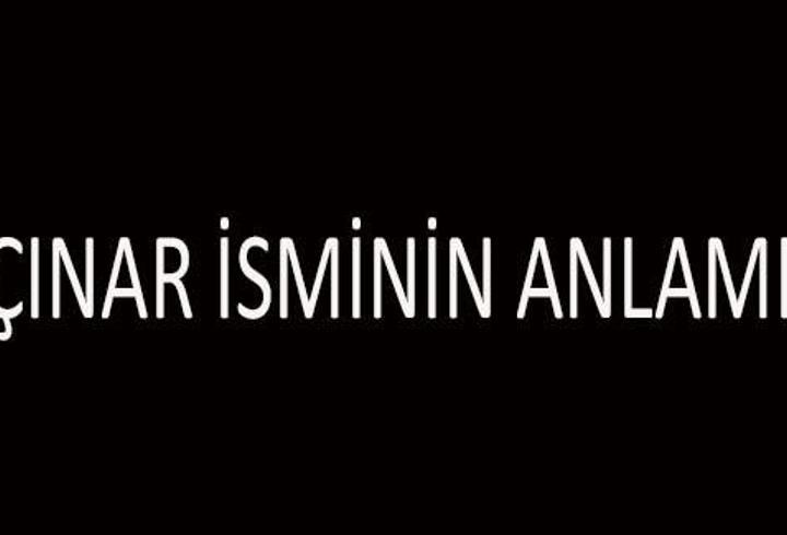 Çınar İsminin Anlamı Nedir? Çınar İsmi Kur'an'da Geçer Mi, Tdk Sözlük Anlamı Ne Demek?
