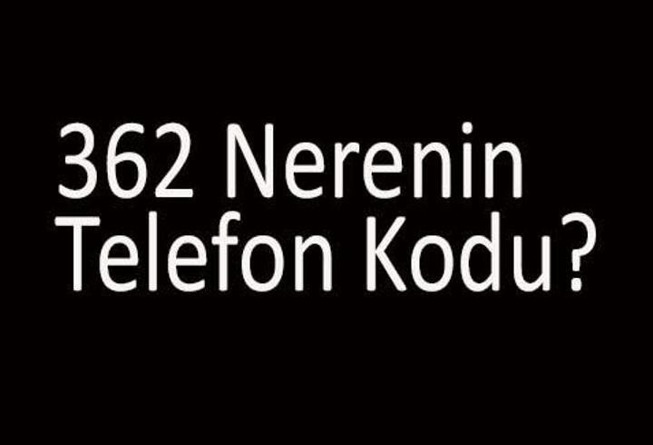 362 Nerenin Telefon Kodu? 0362 Alan Kodu Hangi Şehre Ait?