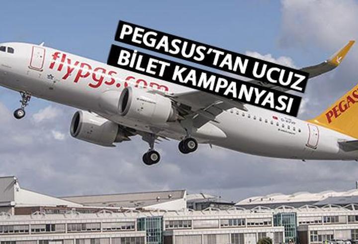Pegasus ucuz bilet kampanyası! Seçili tarihlerde yurt içi uçuşlar 499 TL!