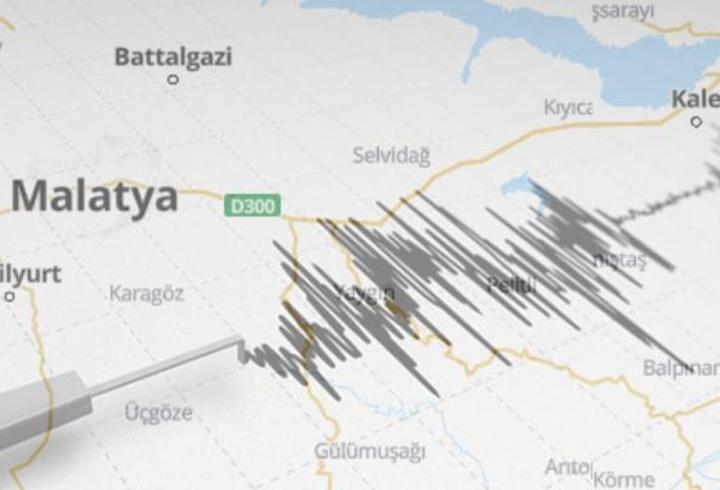 Son dakika Malatya'da 4 3 büyüklüğünde deprem