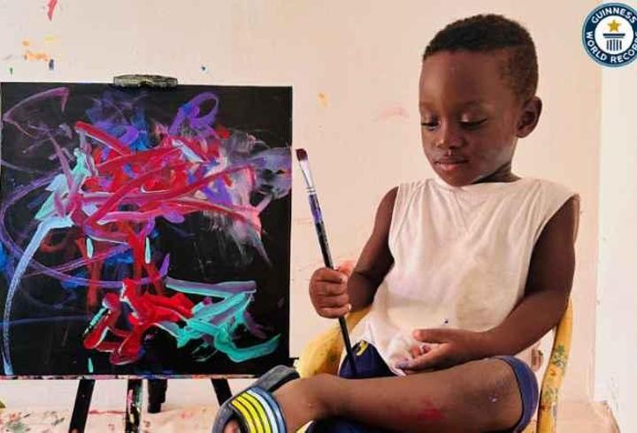 En genç ressam Henüz 1 5 yaşında Guinness Rekorlar Kitabı