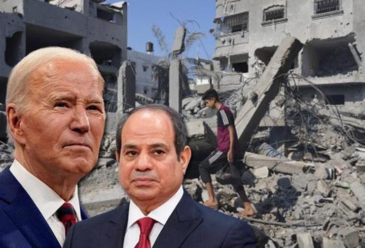 Biden'dan Gazze diplomasisi Sisi ile yardım girişini görüşecek