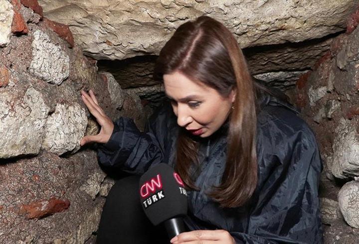 CNN TÜRK Sultanahmet'in yeraltındaki tünel ve odaları görüntüledi