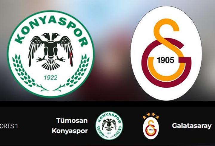 Konyaspor Galatasaray maçı canlı yayın Bein Sports 1 canlı izle