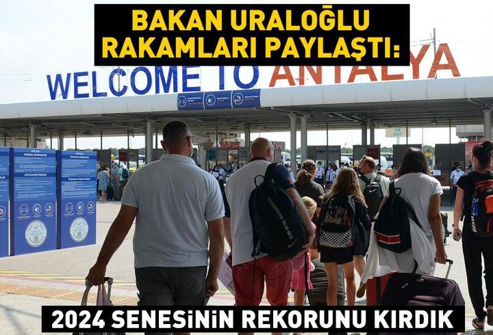 Bakan Uraloğlu rakamları paylaştı: 2024 senesinin rekorunu kırdık