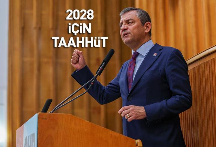 Özgür Özel'den 2028 için taahhüt