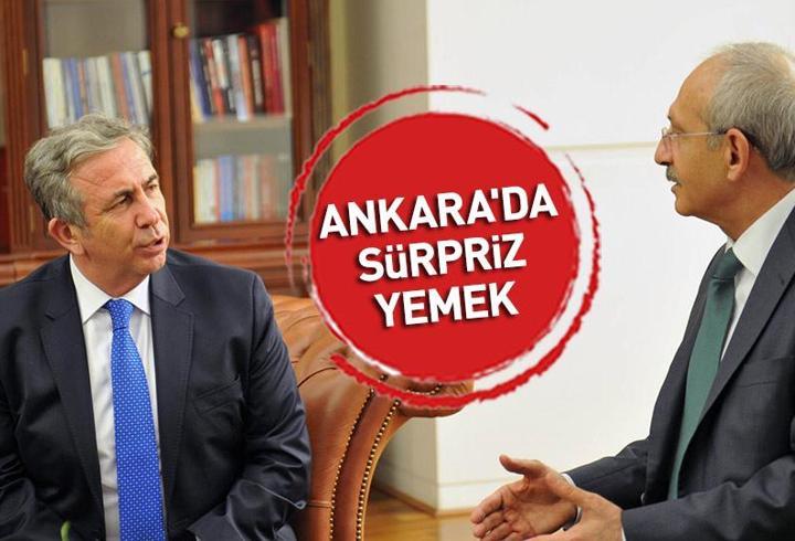 Ankara'da sürpriz yemek