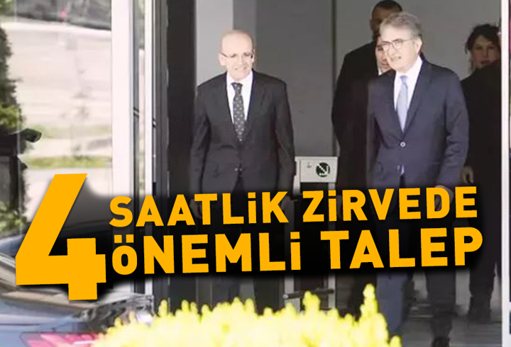 4 saatlik zirvede CHP'den 4 talep!