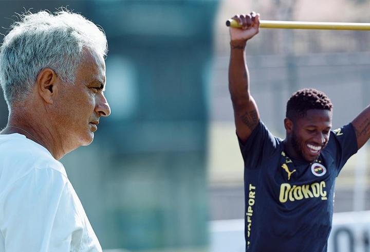 Fenerbahçe'de Mourinho ve Fred taraftarlara imza dağıttı!