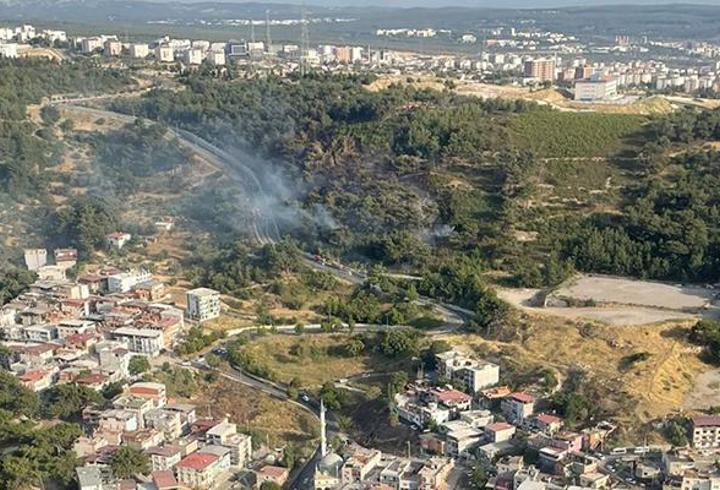 İzmir'de korkutan orman yangını