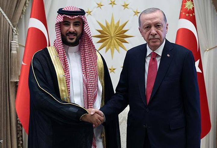 Cumhurbaşkanı Erdoğan, Suudi Arabistan Savunma Bakanı Selman'ı kabul etti