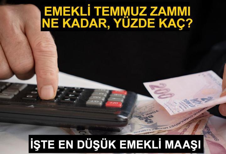 En düşük emekli maaşı ne kadar, kaç TL oldu? Temmuz 2024 emekli zam oranı ne kadar, yüzde kaç?