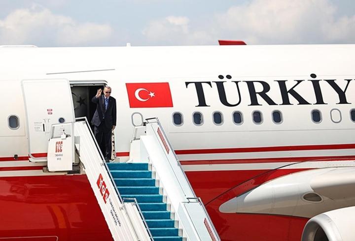 Cumhurbaşkanı Erdoğan, Kazakistan'a gitti