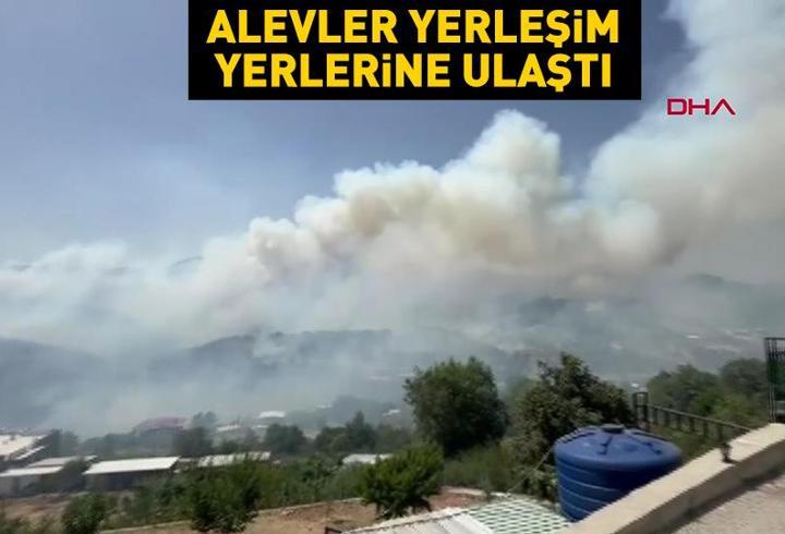 SON DAKİKA HABERİ! 3 ilde orman yangını: Alevler yerleşim yerlerine ulaştı