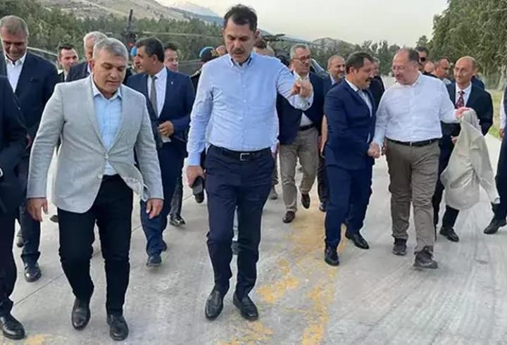 Bakan Kurum deprem bölgesinde: Hatay'da önemli mesajlar