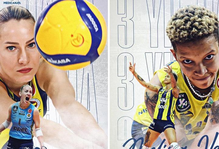 Fenerbahçe Kadın Voleybol Takımı'nda 4 yıldızın sözleşmesi yenilendi! Melissa Vargas ile 3 yıl daha...