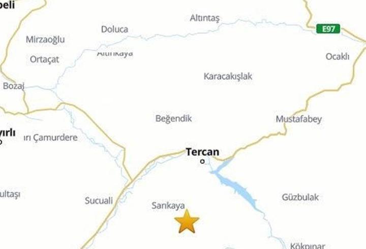 Erzincan'da 3.1 büyüklüğünde deprem