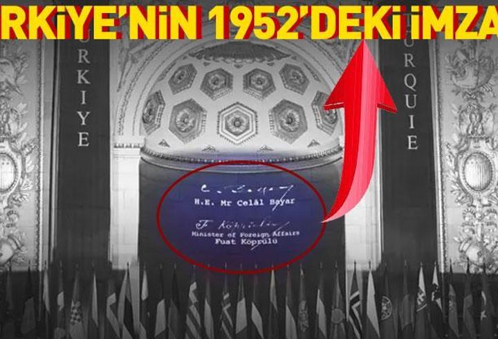 HABER... NATO Zirvesi'nde çarpıcı detay: Türkiye’nin 1952’deki imzası...