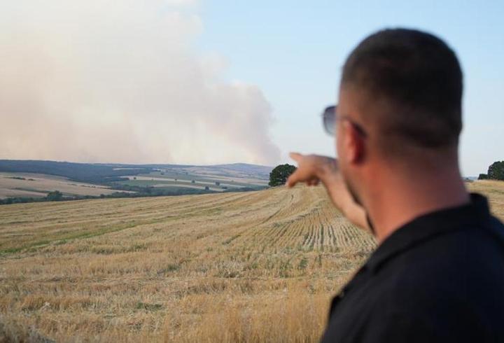 Tedirgin bekleyiş! Bulgaristan'daki yangın Edirne sınırına ilerliyor