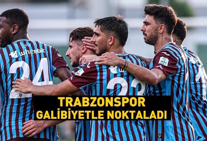 Trabzonspor, hazırlık maçından galip ayrıldı