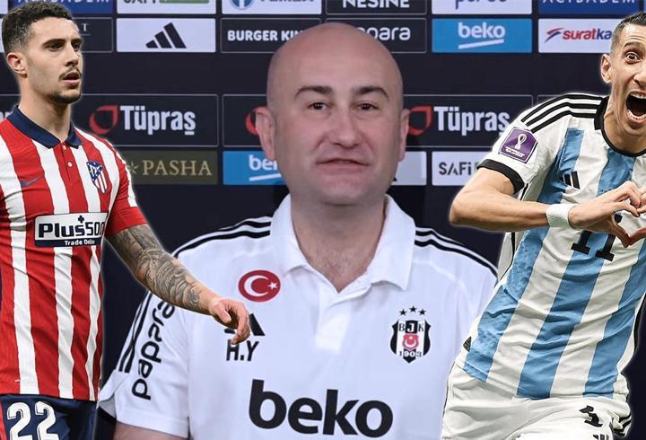 SON DAKİKA | Beşiktaş İkinci Başkanı Hüseyin Yücel'den transferde flaş itiraf: Hermoso ve Angel Di Maria