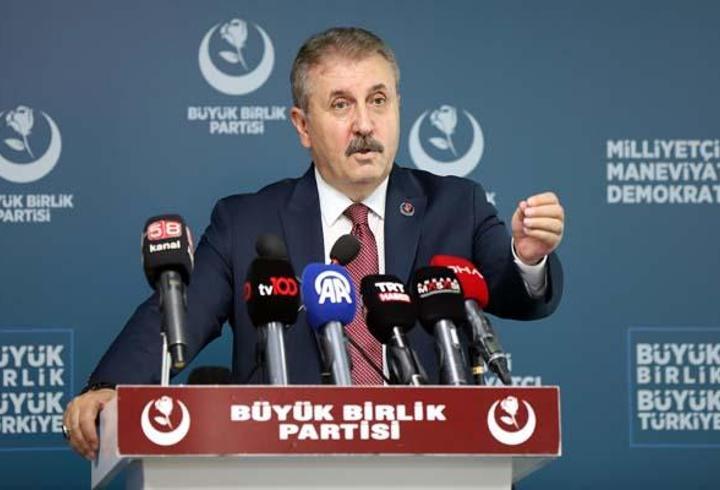 Mustafa Destici: İşi evlatlarımıza kadar indirmek en büyük namussuzluktur