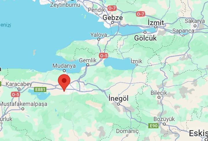 Bursa'da korkutan deprem