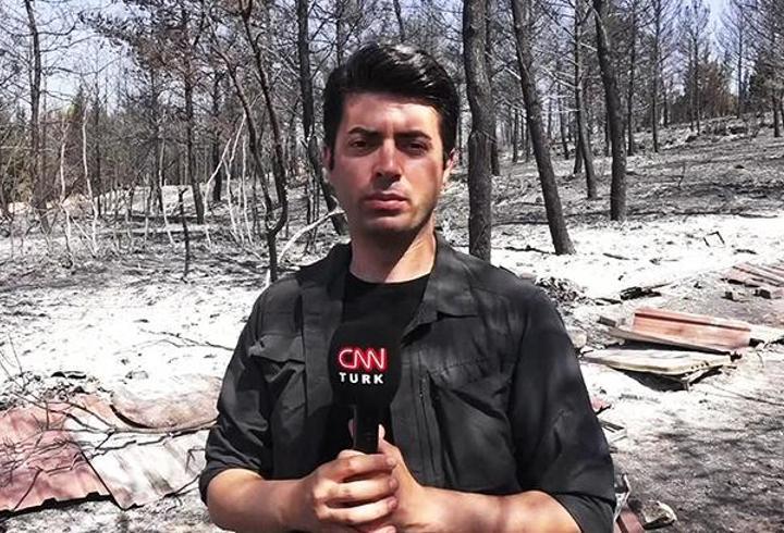 CNN TÜRK bölgede: Yemyeşil orman griye döndü